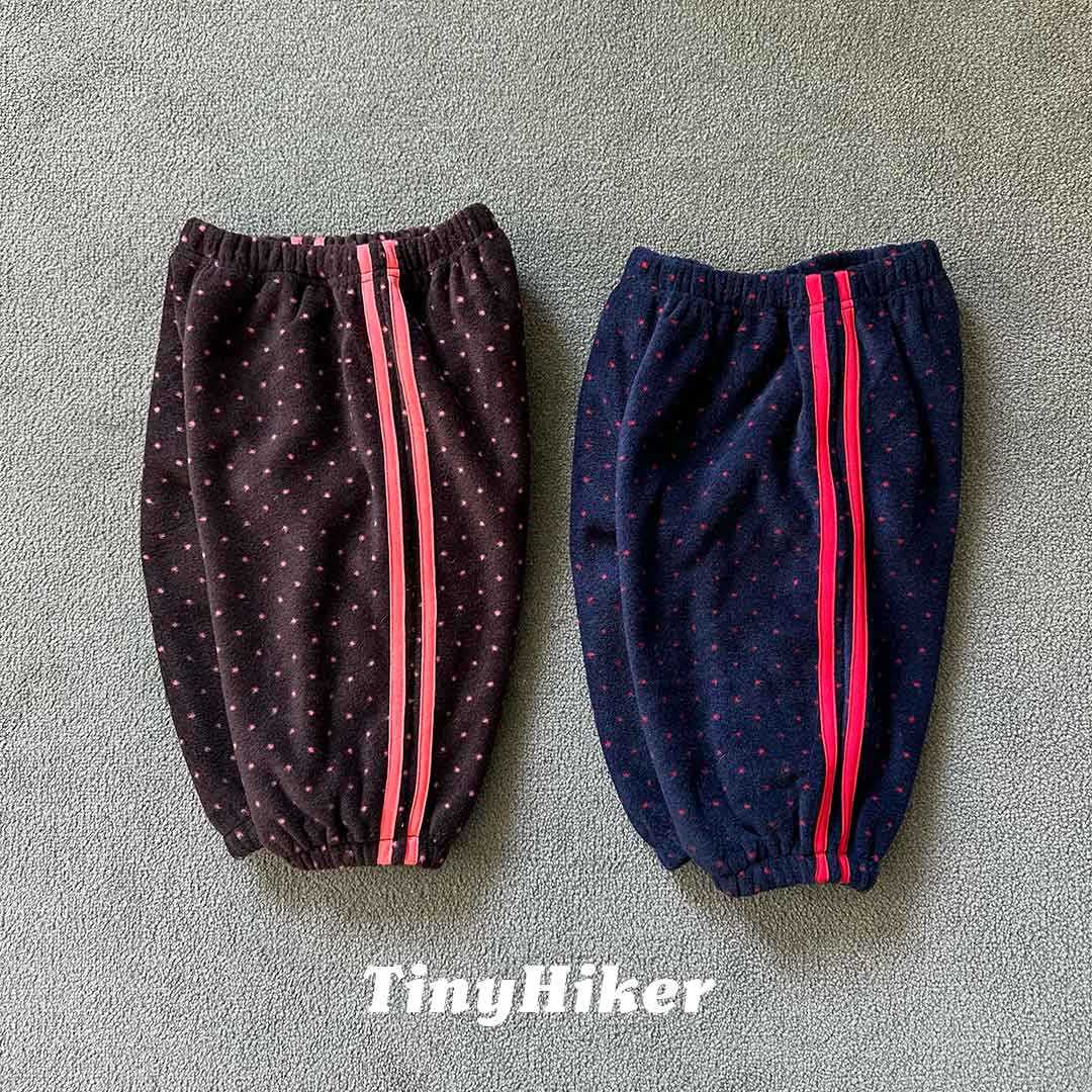 Petite Dot Fleece Pants-TinyHiker-19