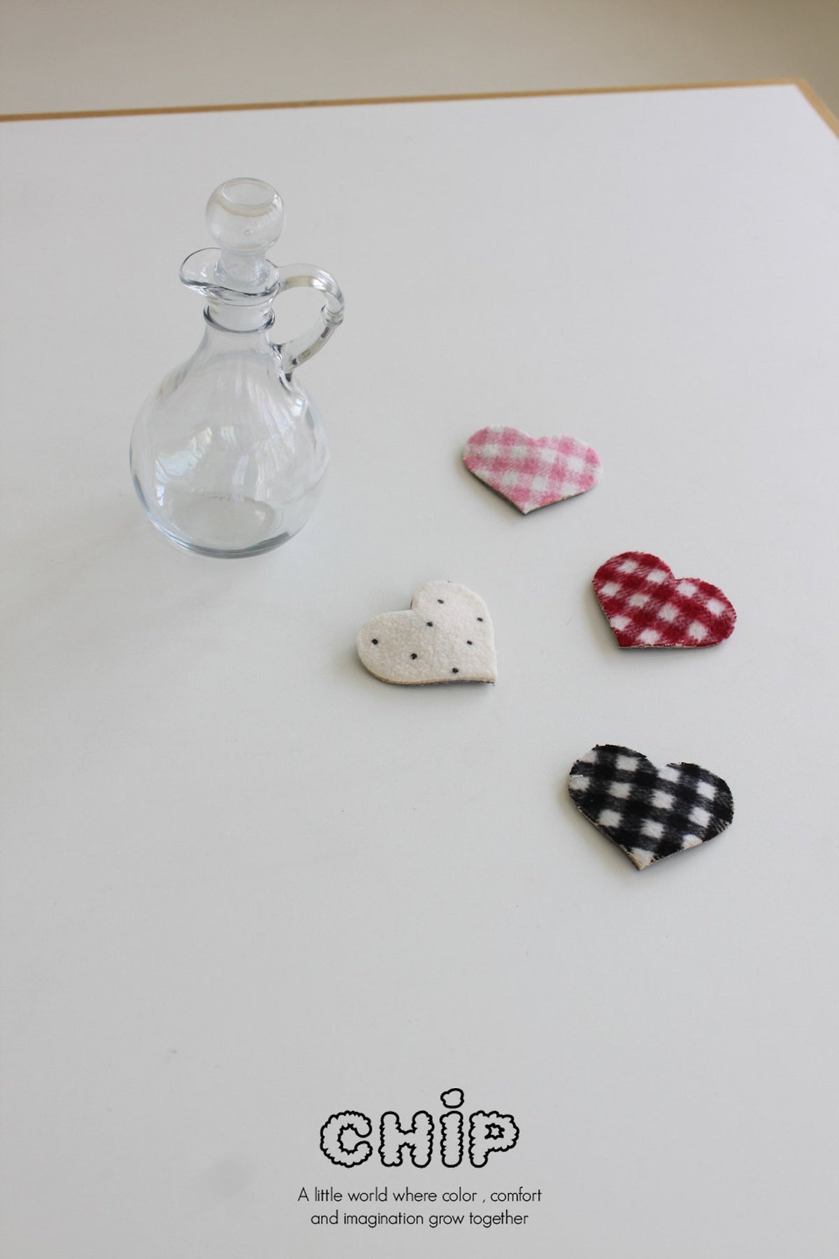 Heart Snap Hairpin & Lollipop Hairband-CHIP-61
