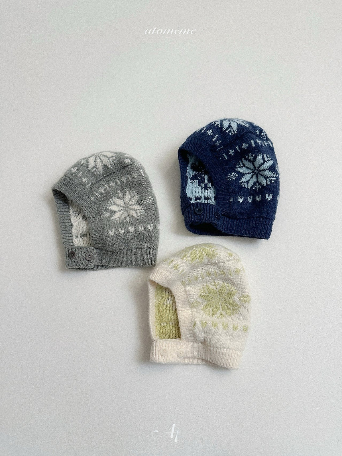 Marron Snowflake Hat-atomeme-21