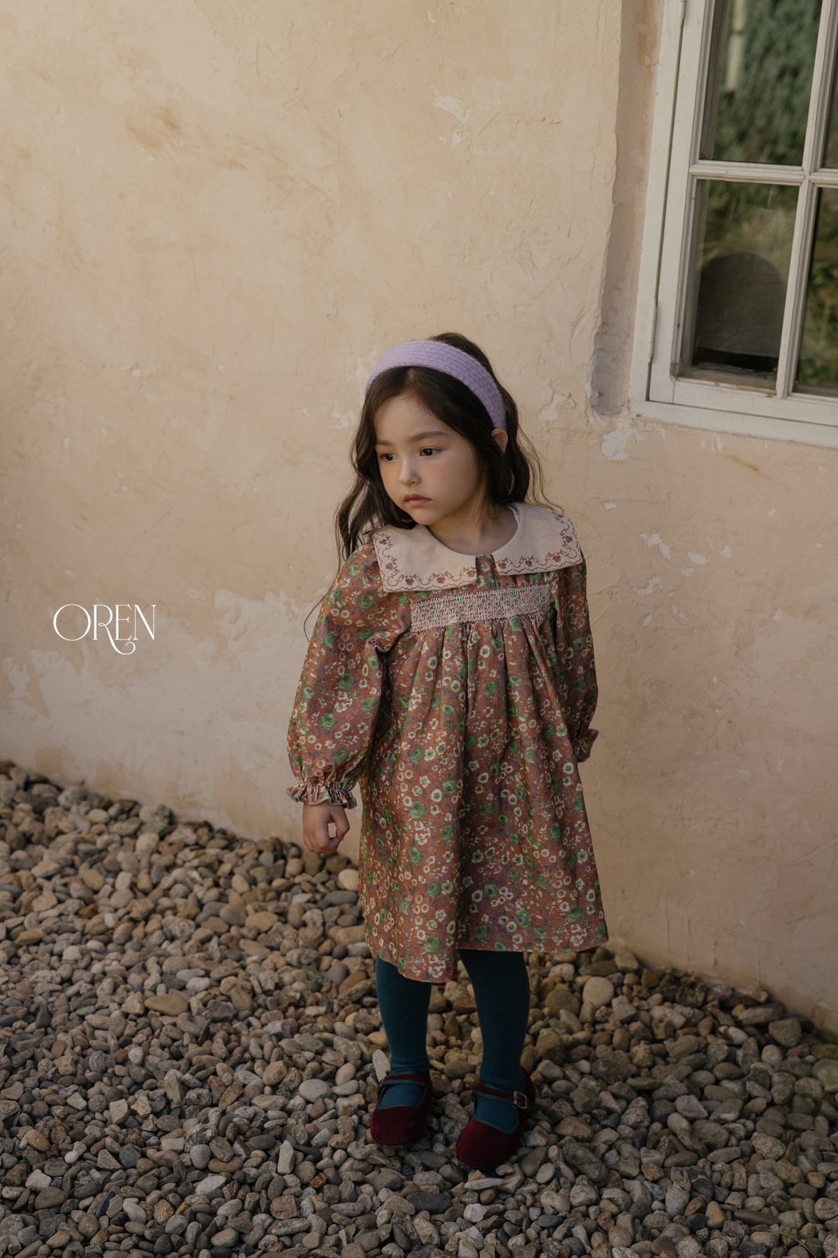 Bonjour Square Collar Dress-OREN-1