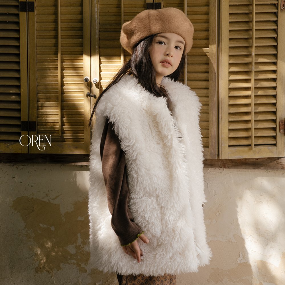 Shirley Shearling Fur Vest-OREN-18