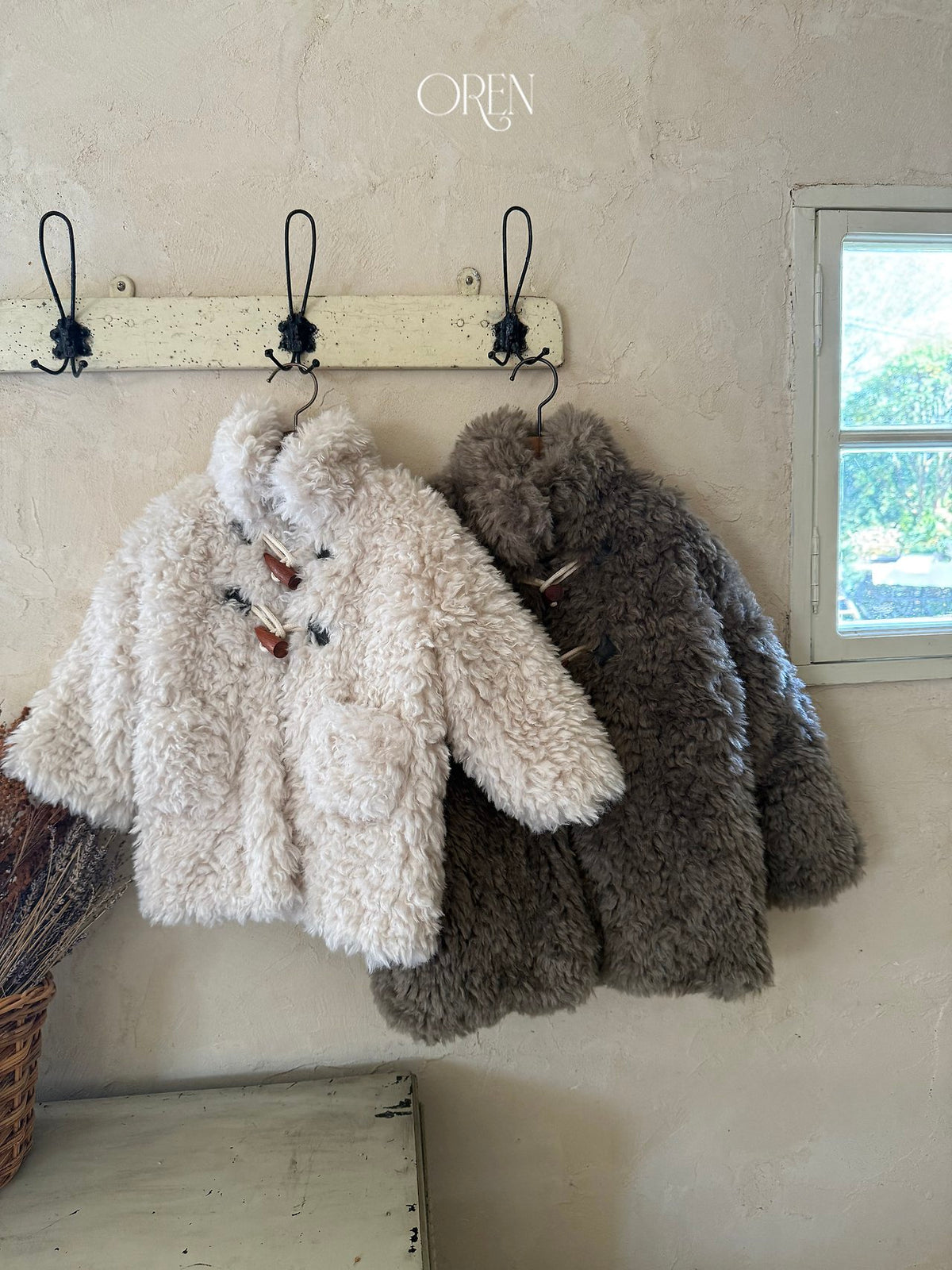 Bernie Toggle Fur Jacket-OREN-14