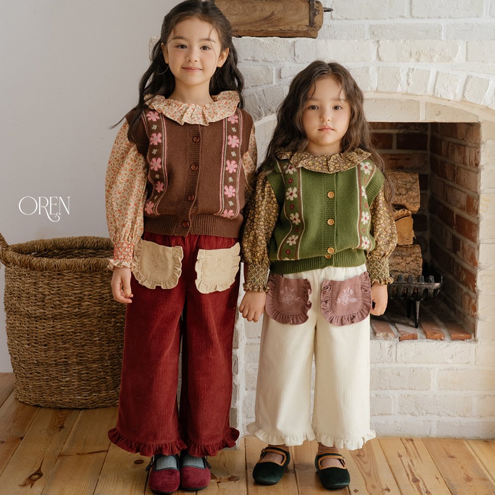 Naomi Frill Corduroy Pants-OREN-30