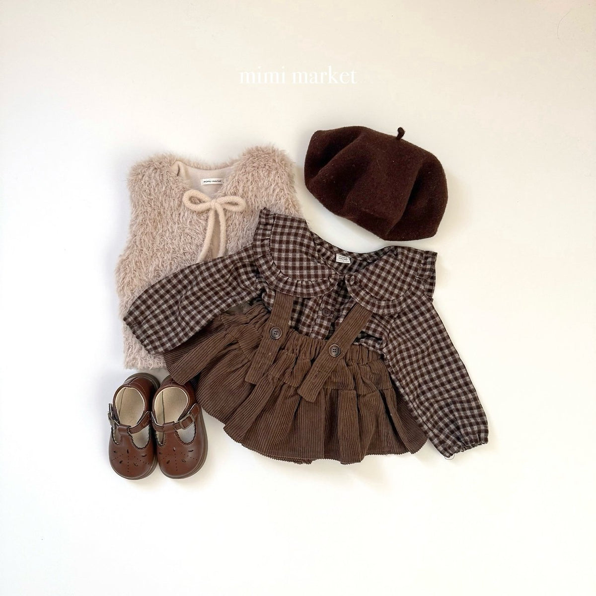 Check Frill Collar-mimimarket-4