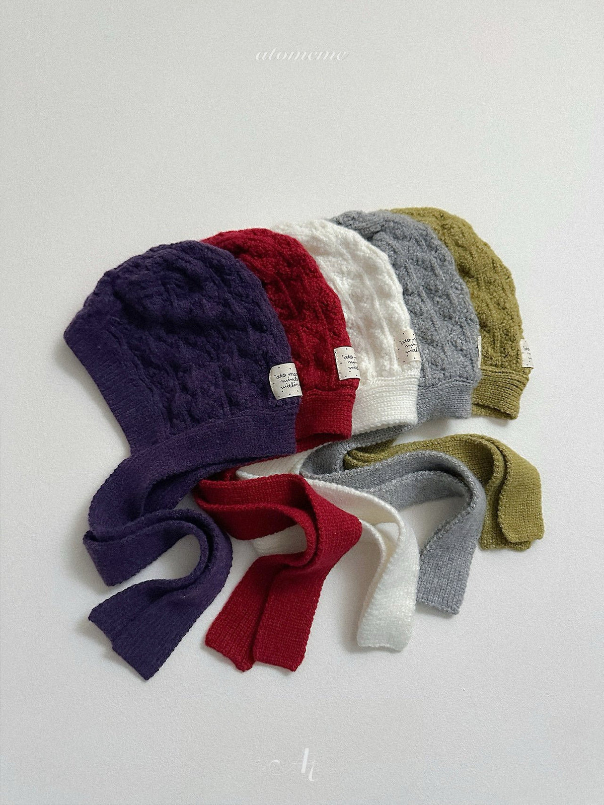 Knit Muffler Bonnet-atomeme-32
