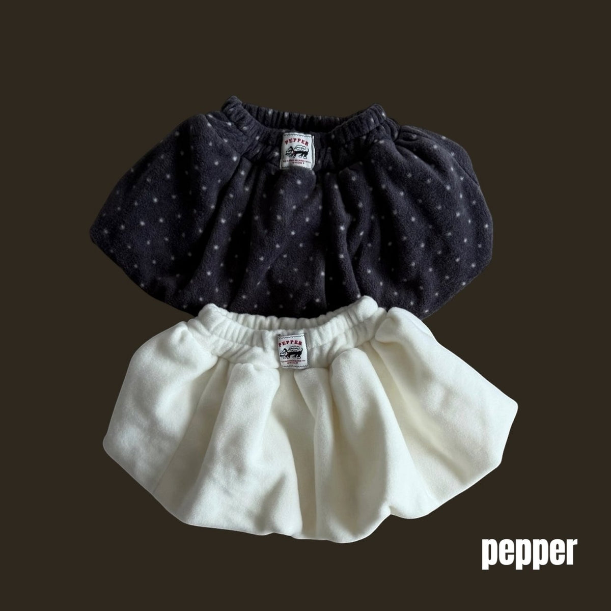 Mochi Pumpkin Skirt / Bongbong Dress-PEPPER-11