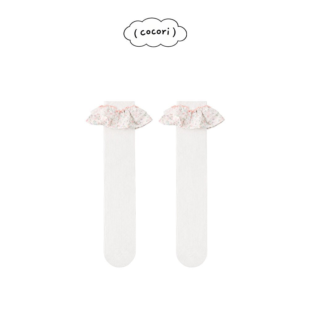 Lace Knee Socks-COCORI by nightbebe-12
