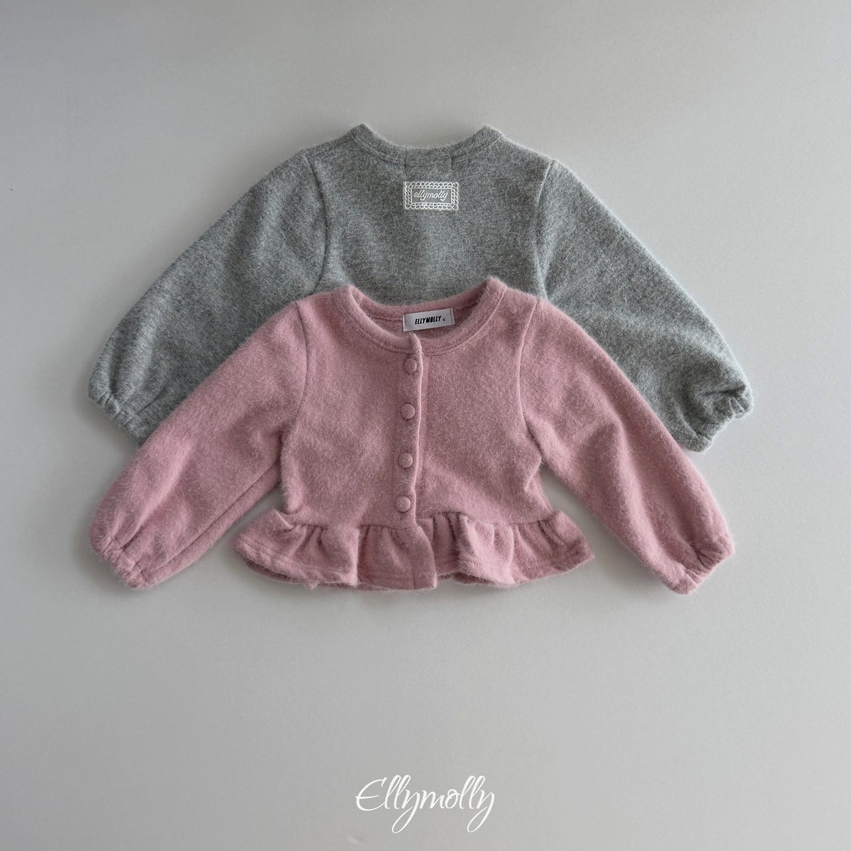 Snowflake Angora Frill Cardigan-ellymolly-78