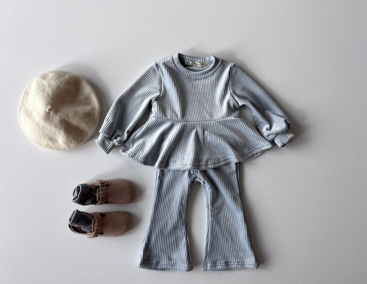 Mink Velour Bootcut Two-Piece Set-lepetitmot-20