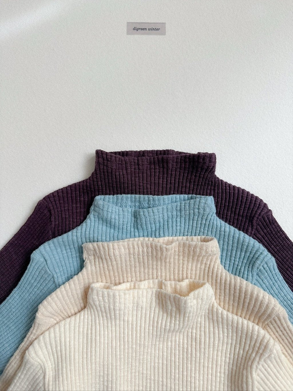 Taupe Turtle-neck Tee-digreen-32