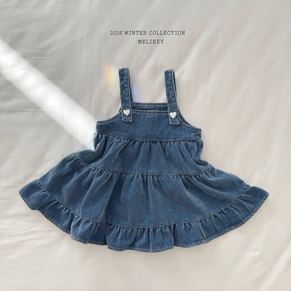 Cancan Velvet Denim Dress-Melikey-43