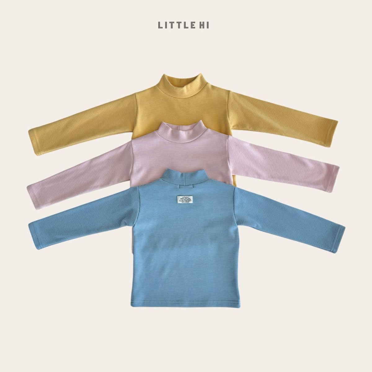 Mellow Stripe Turtleneck-little hi-18