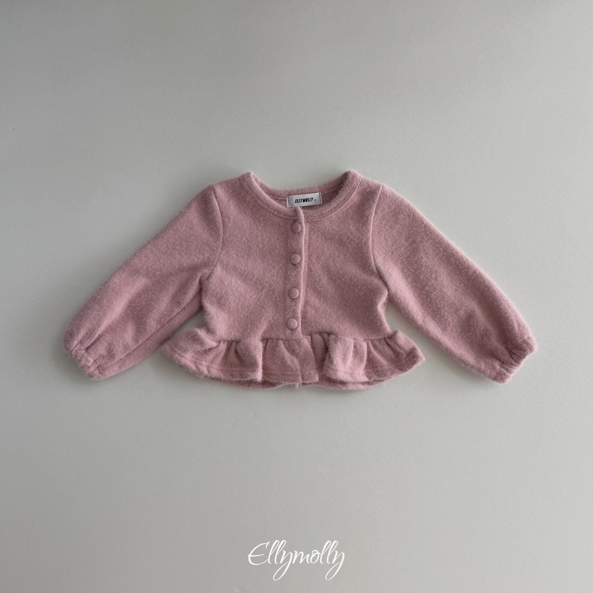 Snowflake Angora Frill Cardigan-ellymolly-78