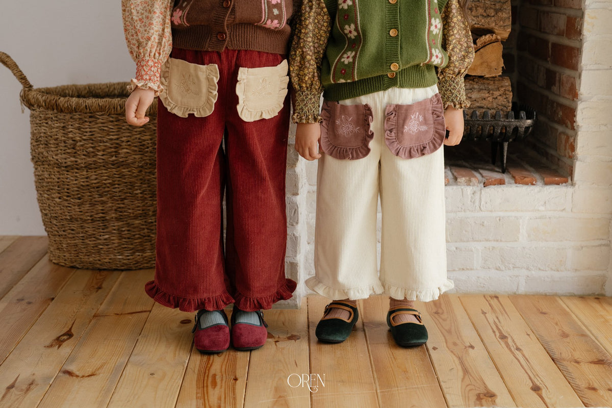 Naomi Frill Corduroy Pants-OREN-30