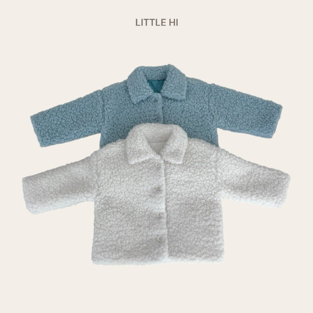 Big Fleece Collar Jacket-little hi-6