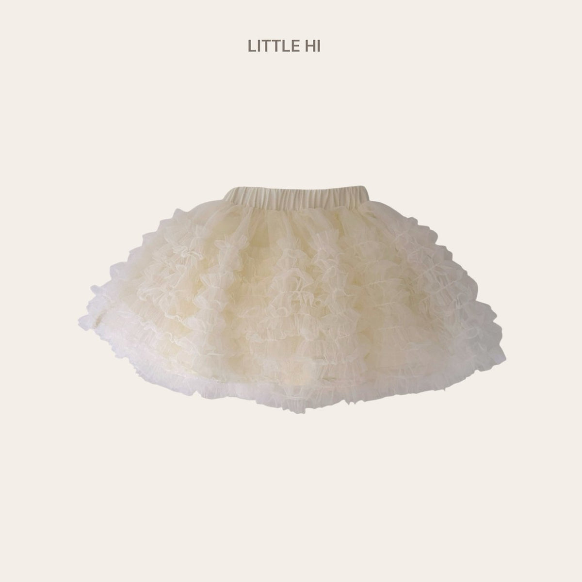 Tulle Frill Skirt-little hi-7