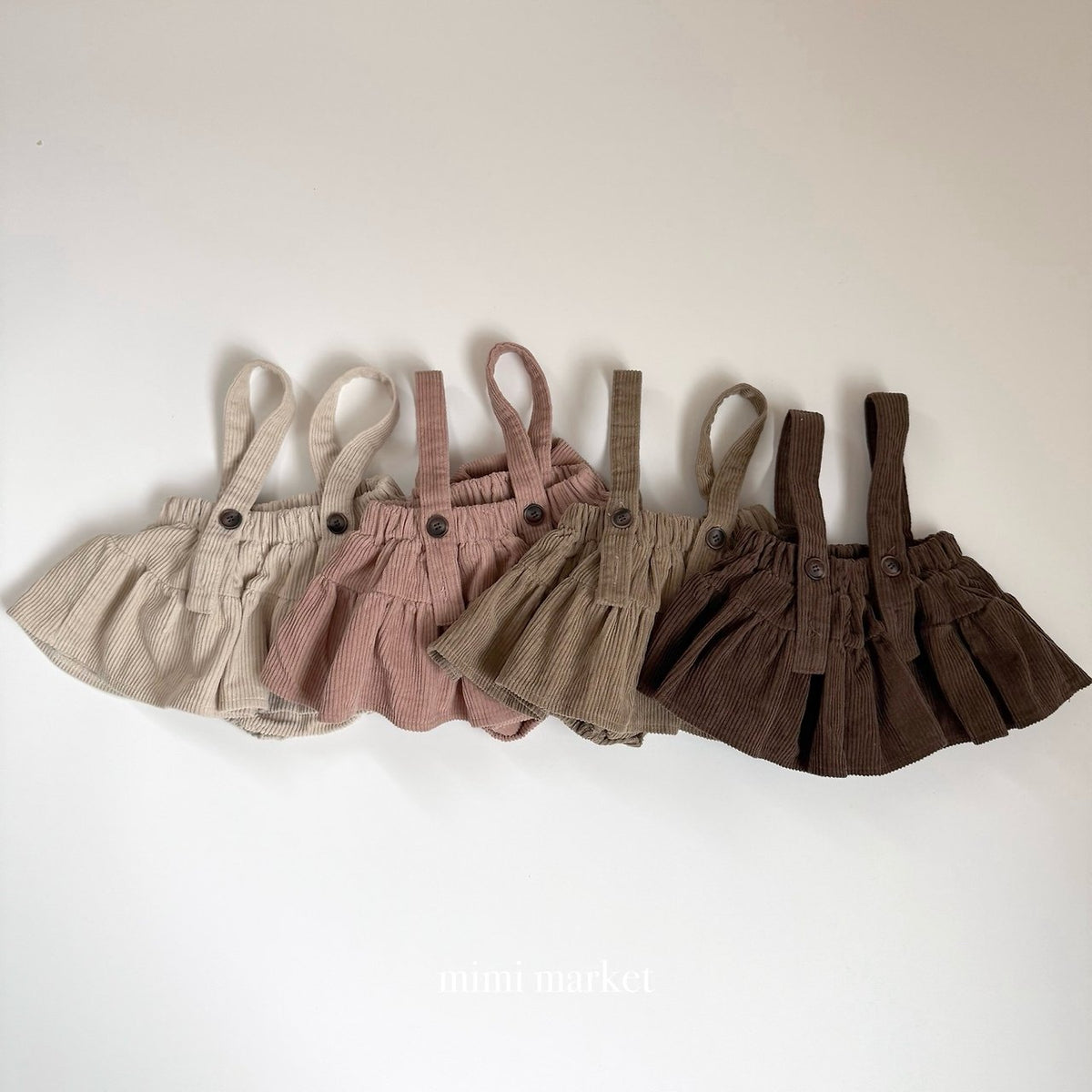 Corduroy Tiered Skirt-mimimarket-11