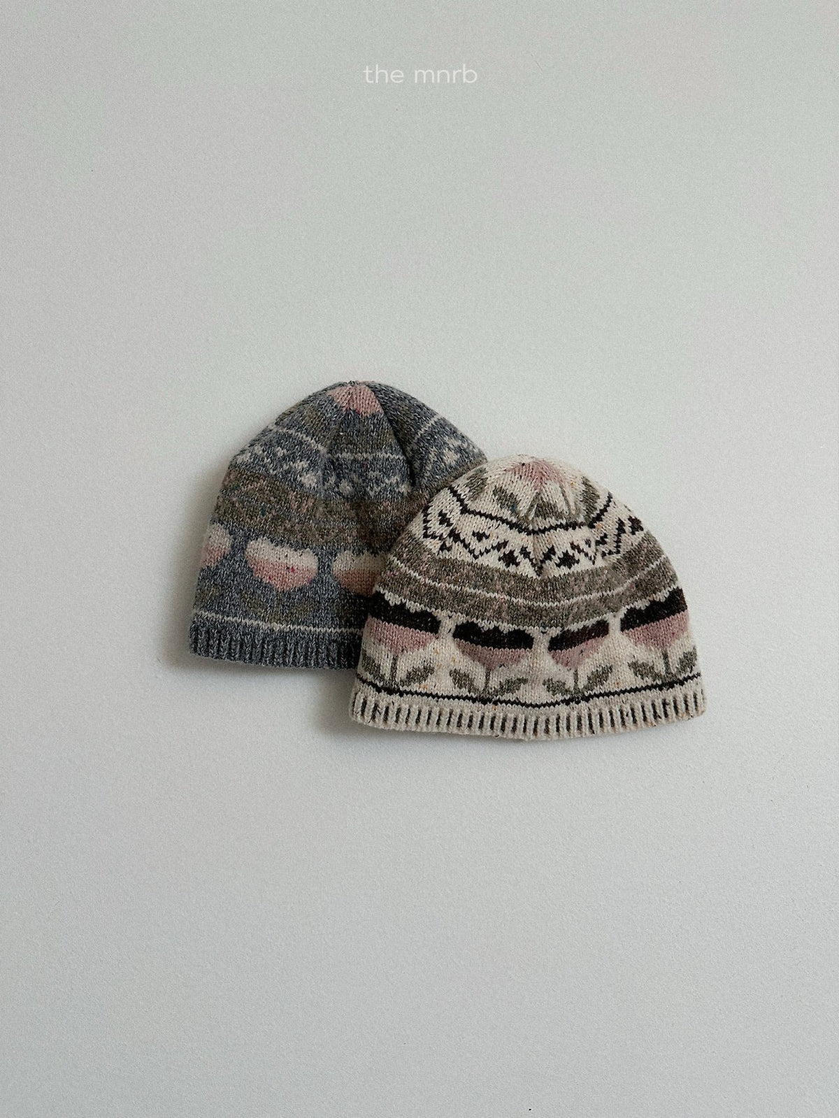 Flower Jacquard Beanie-minirobe-48
