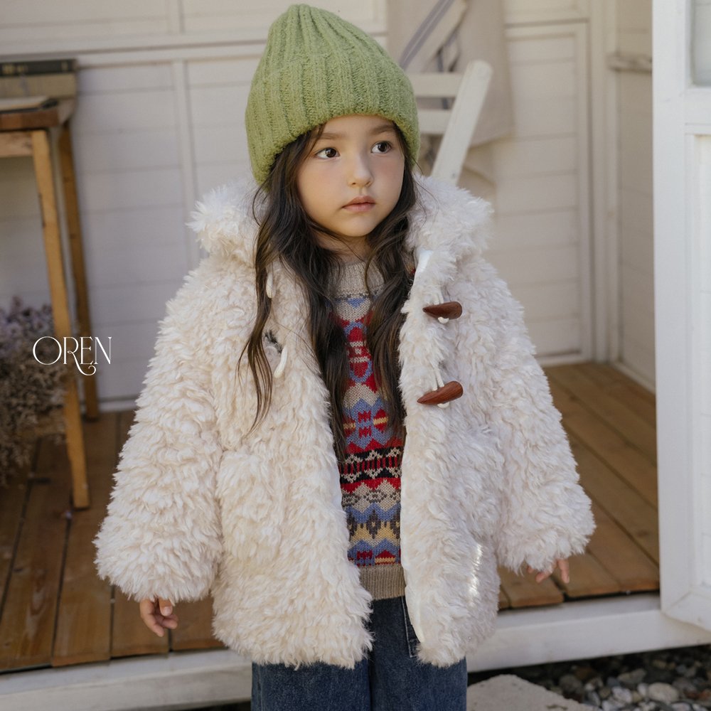 Bernie Toggle Fur Jacket-OREN-14