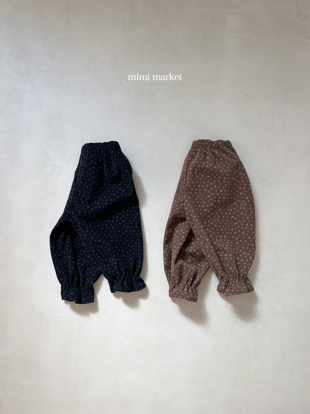 Flower Corduroy Pants-mimimarket-2