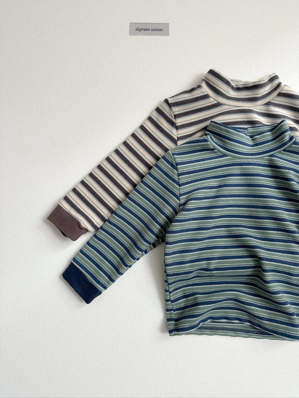 Mix Turtle-neck Tee-digreen-38