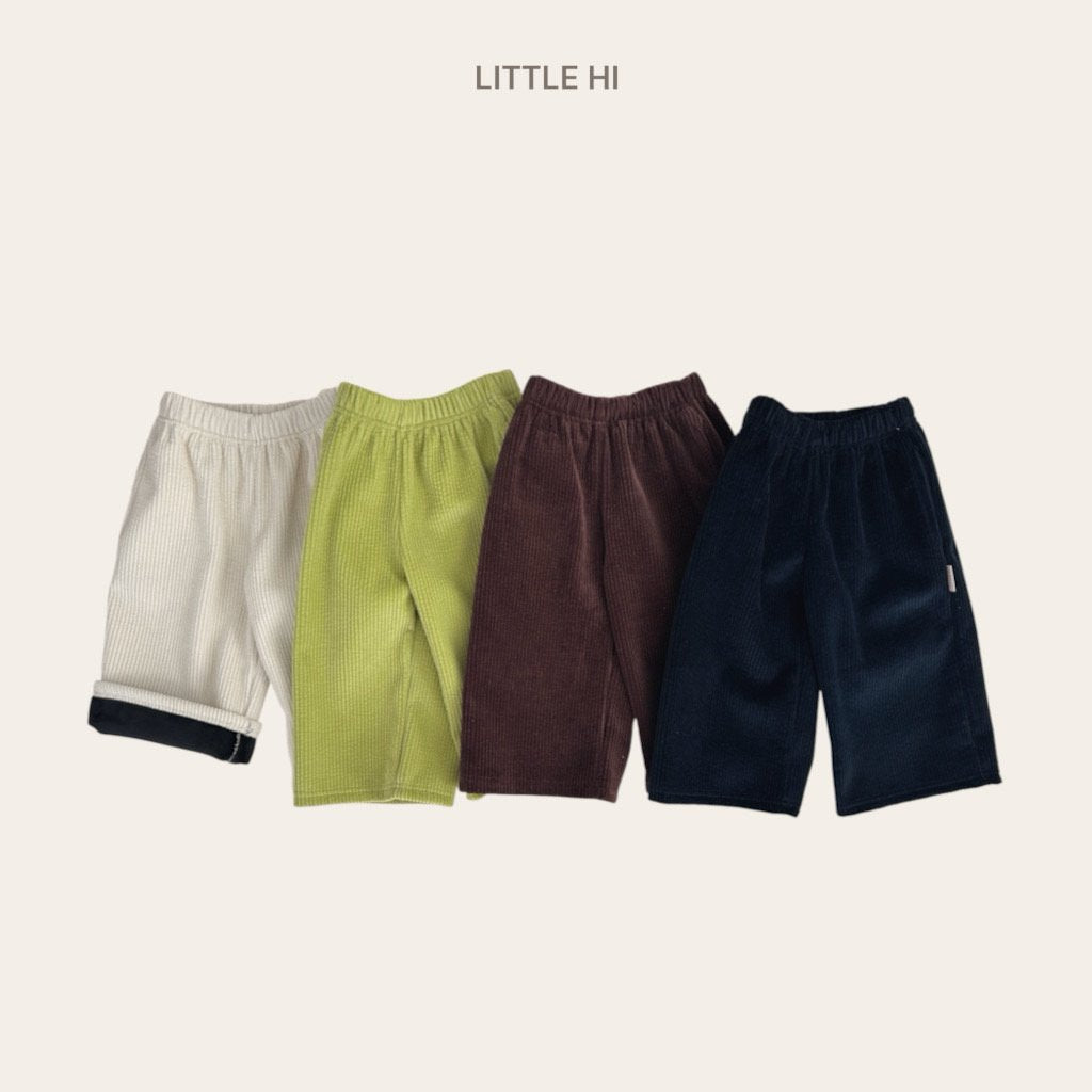 Cozy Corduroy Bonded Pants-little hi-9
