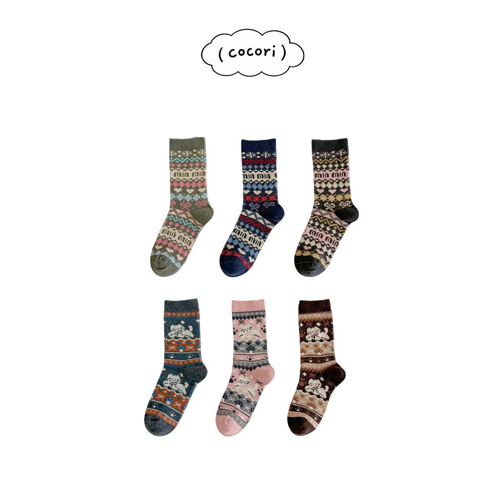Nordic Socks Set-COCORI by nightbebe-32