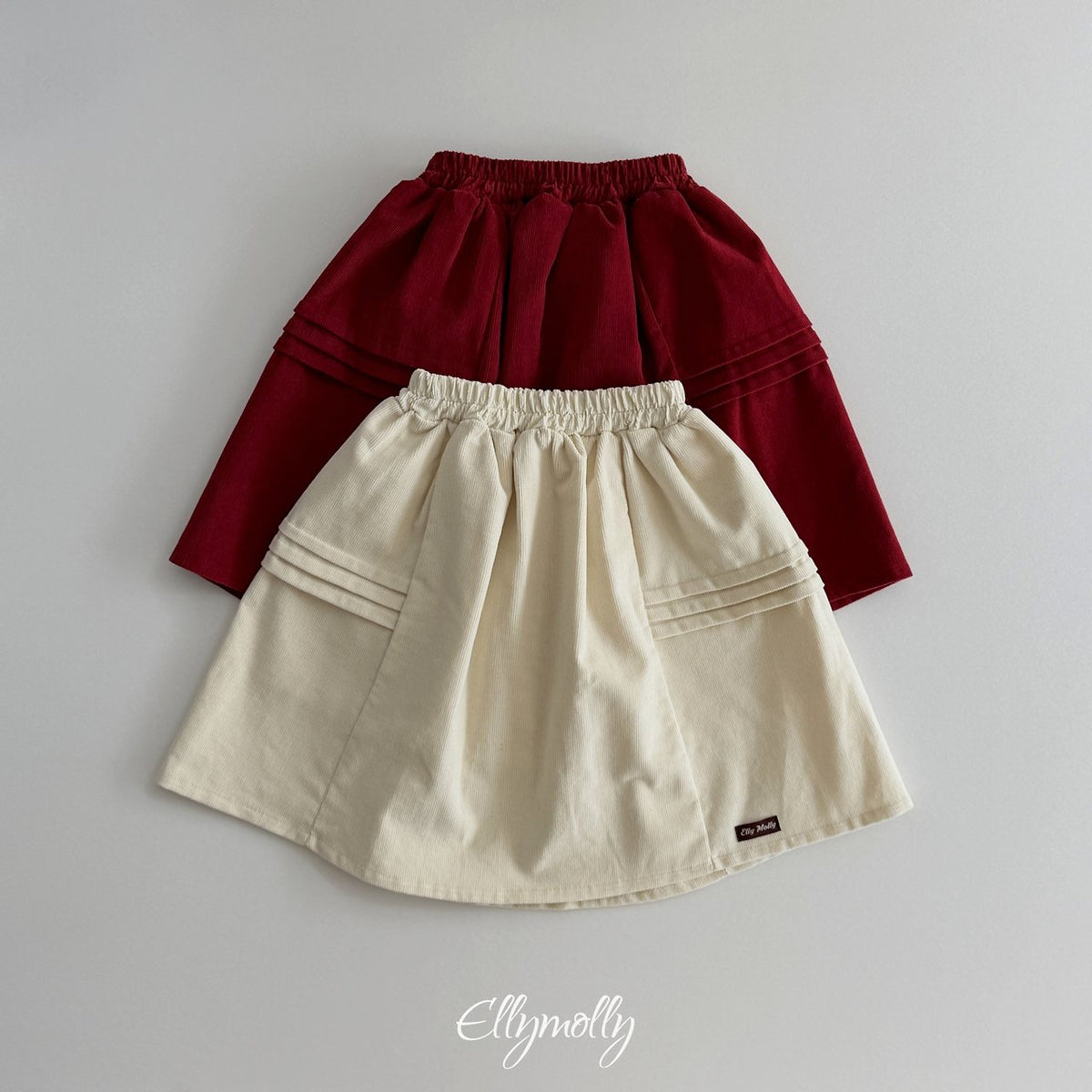 Pongpong Corduroy Skirt-ellymolly-49