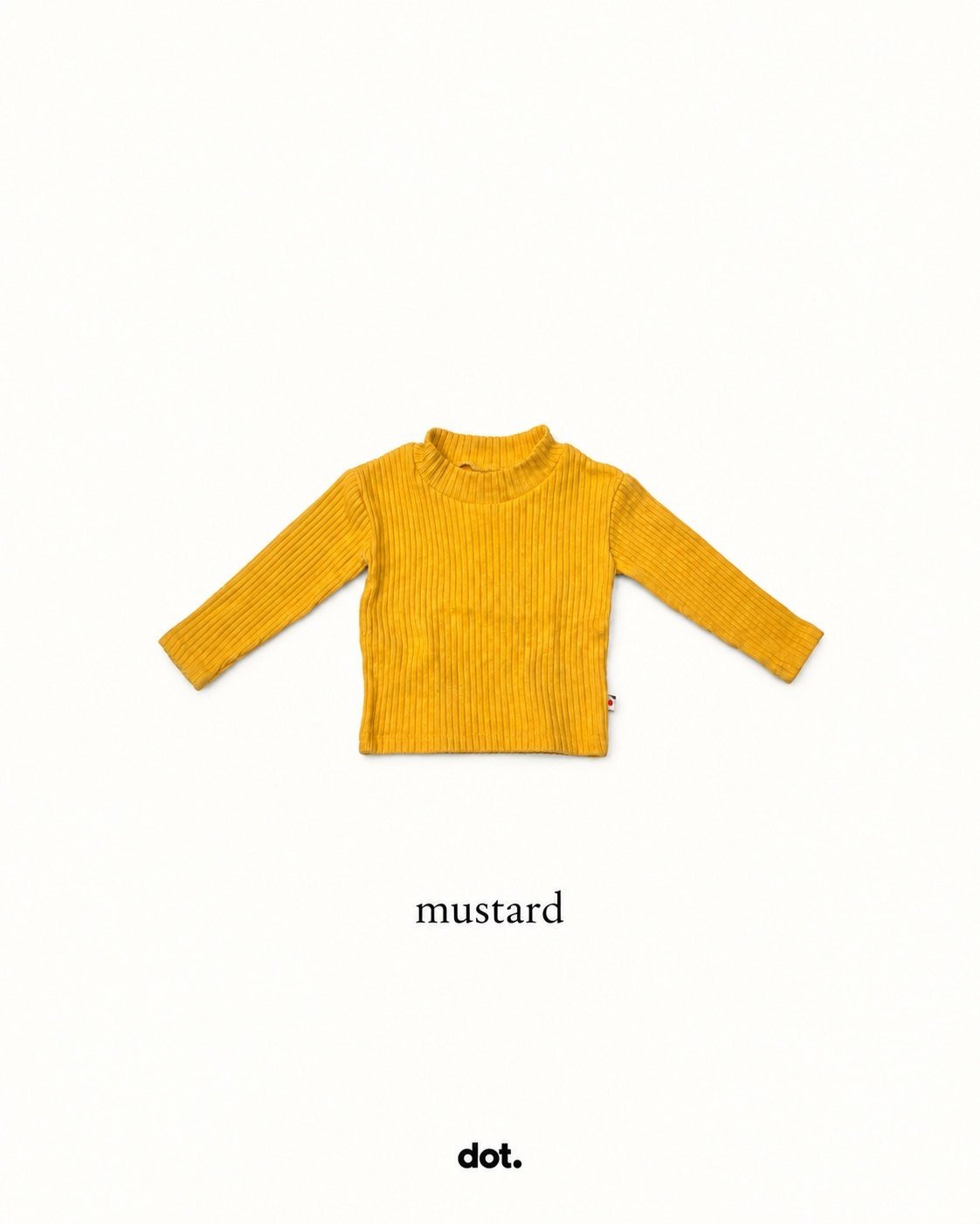 Fogny Peach Rib Stretch Tee-dot.-17