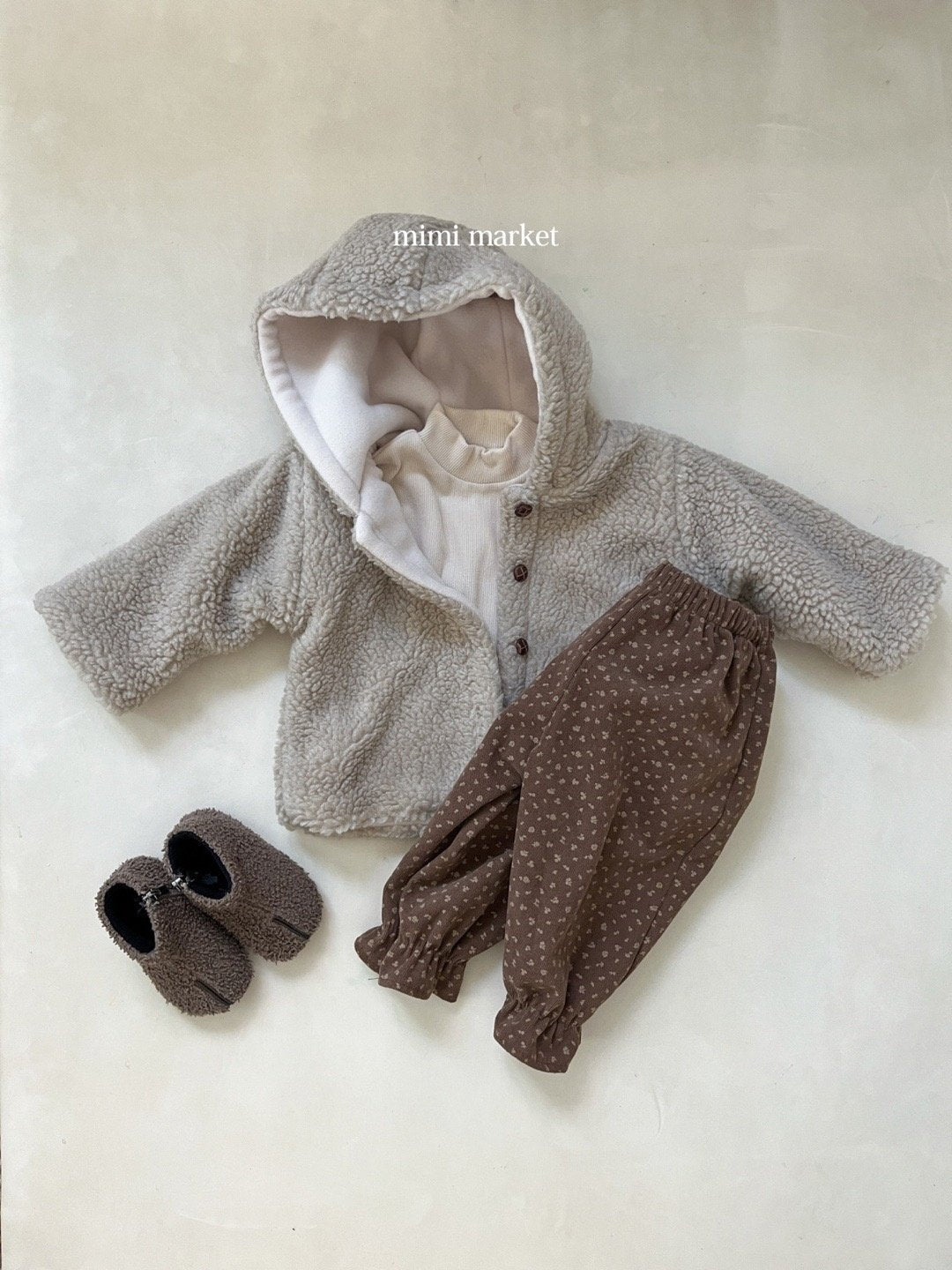 Flower Corduroy Pants-mimimarket-2