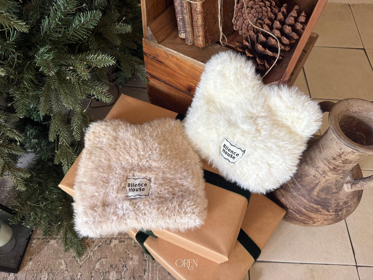 Cat Faux Fur Beanie-OREN-7