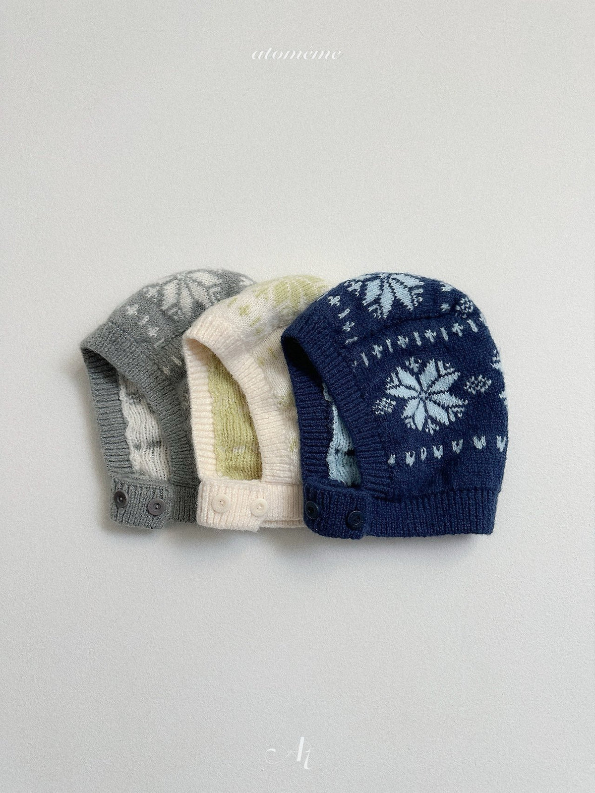 Marron Snowflake Hat-atomeme-21