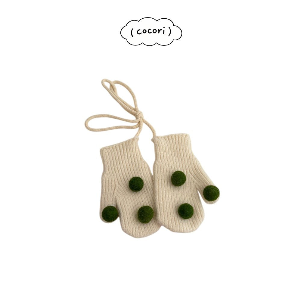 Pom Pom Knit Gloves-COCORI by nightbebe-31
