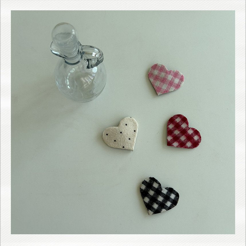 Heart Snap Hairpin & Lollipop Hairband-CHIP-61