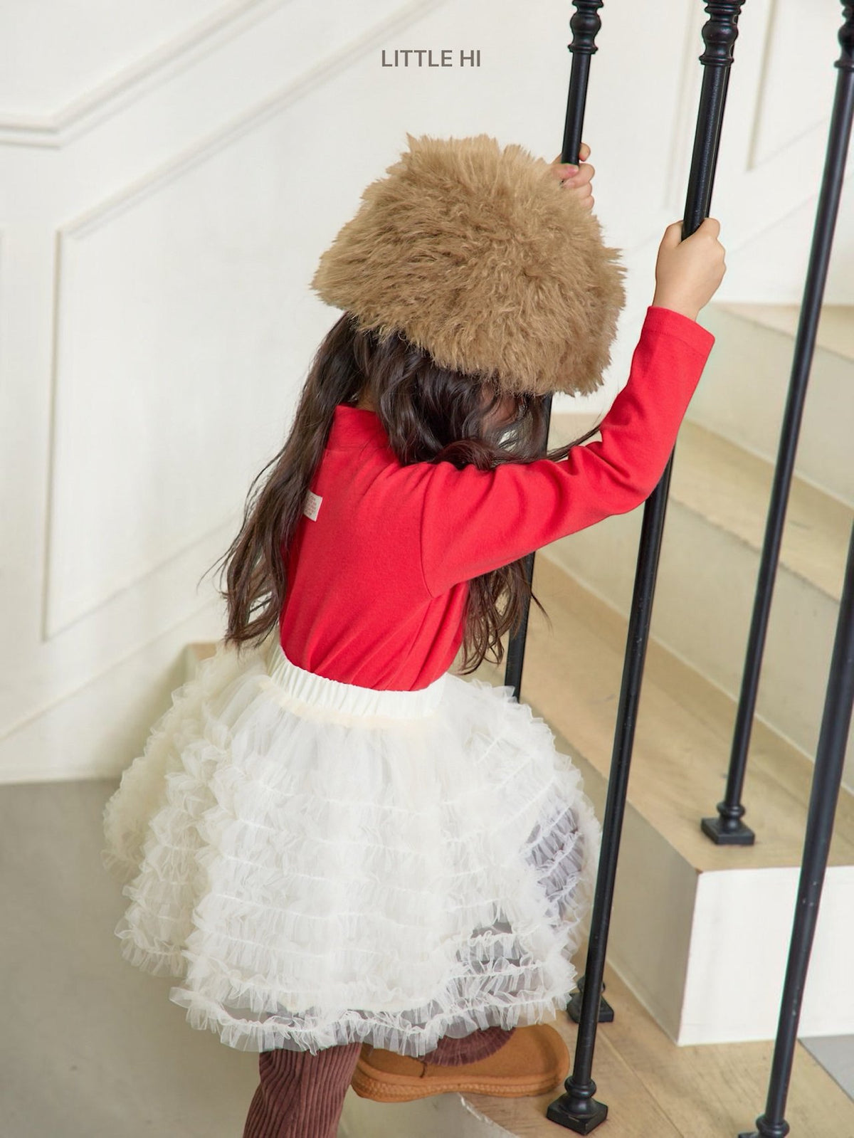 Tulle Frill Skirt-little hi-7