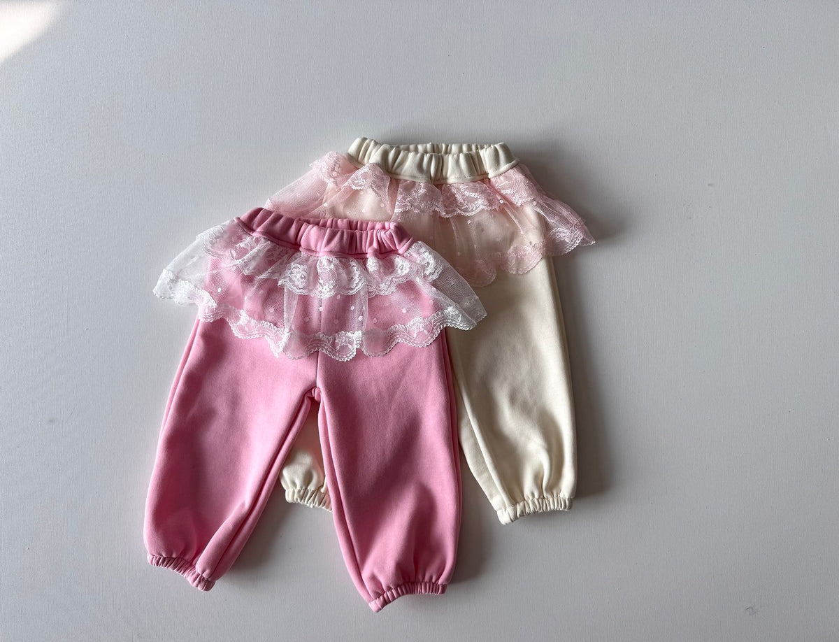 Lace 2-Tier Jogger Pants-lepetitmot-16